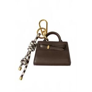 NEW VERONICA BEARD women's dash bag charm in espresso multi